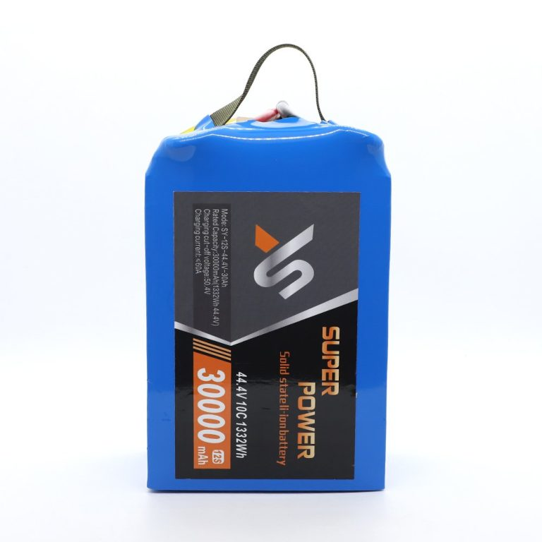 Battery appearance shown in a Shengya website article, labelled SY-12S-44